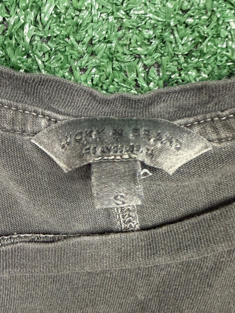 Lucky Brand Women's Size S Black Short Sleeve Crew Neck Casual Cotton Pocket Tee - Picture 3 of 6
